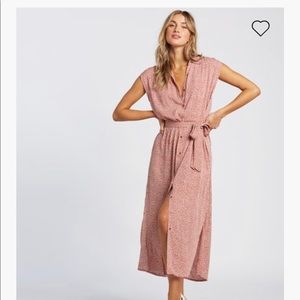 Billabong Little Flirt button front dress